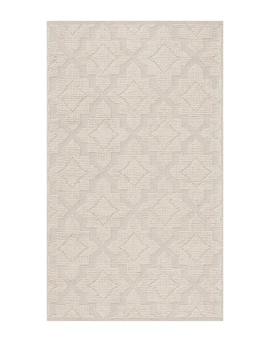 Vermont Hand-Woven Rug - Ivory, Wool Blend image