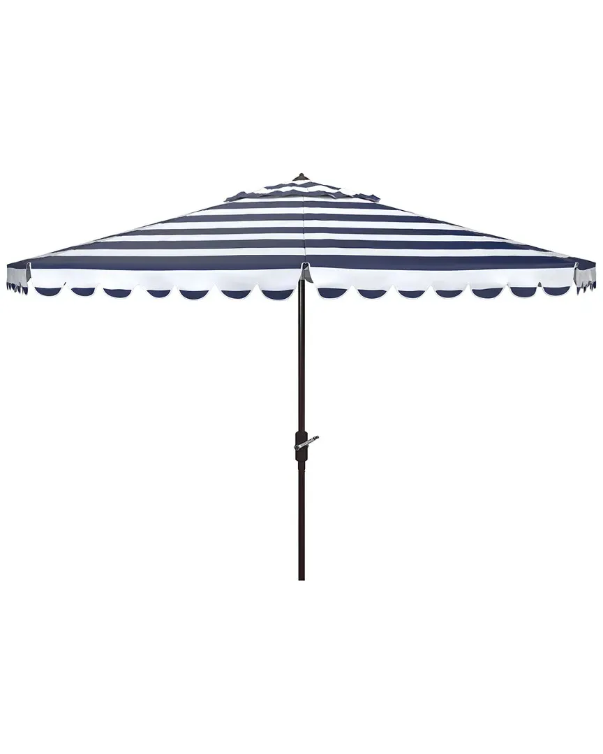 Vienna 11Ft Round Crank Umbrella - Navy, Polyester image