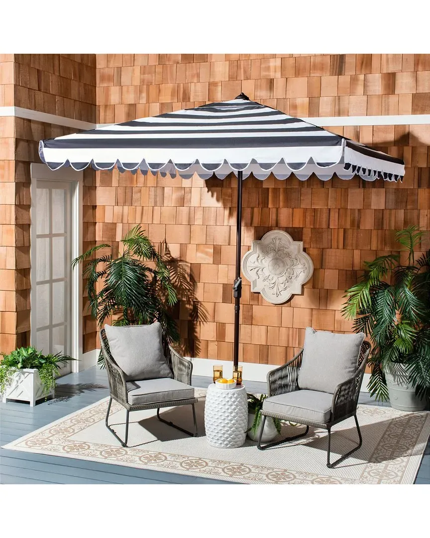 Vienna 7.5Ft Square Umbrella - Black, Polyester image