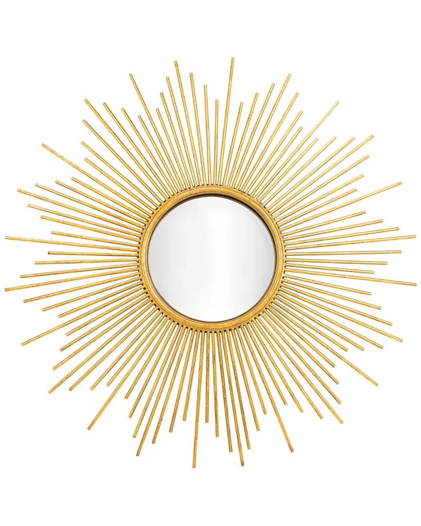 Vila Mirror - Gold Foil, Pine image