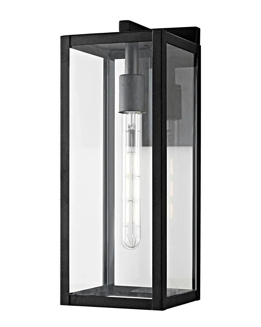 Welson Outdoor Wall Lantern - Black, Iron image