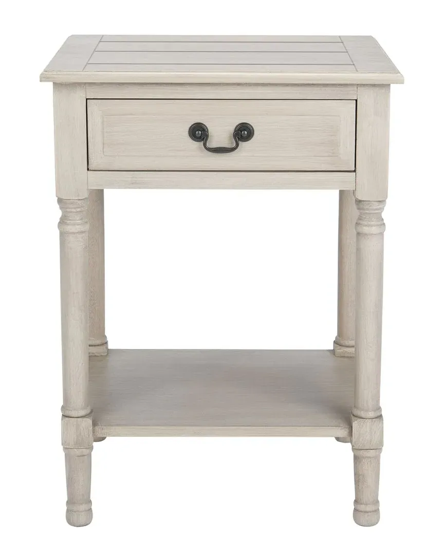 Whitney 1 Drawer Accent Table - Greige