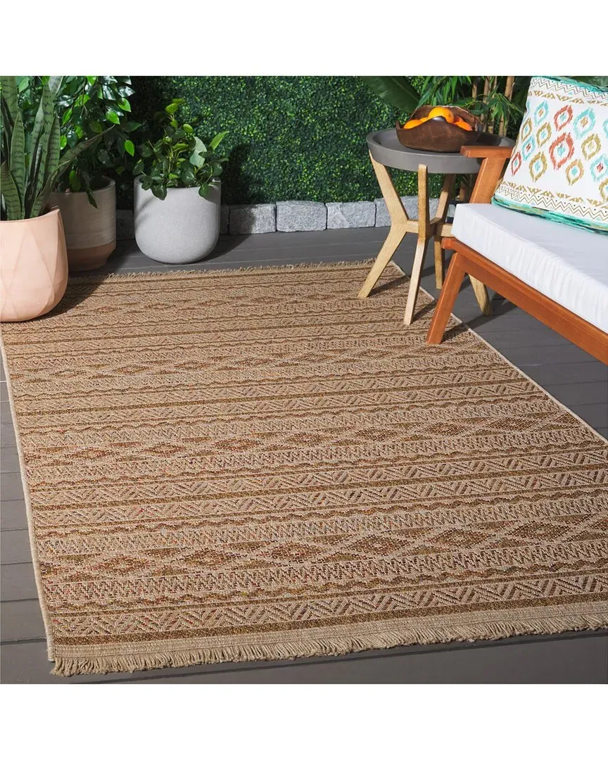 Wicker Path Power-Loomed Indoor/Outdoor Rug - Natural