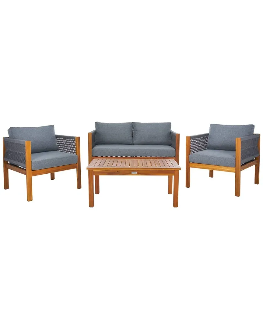 Wilson 4pc Outdoor Living Set - Grey