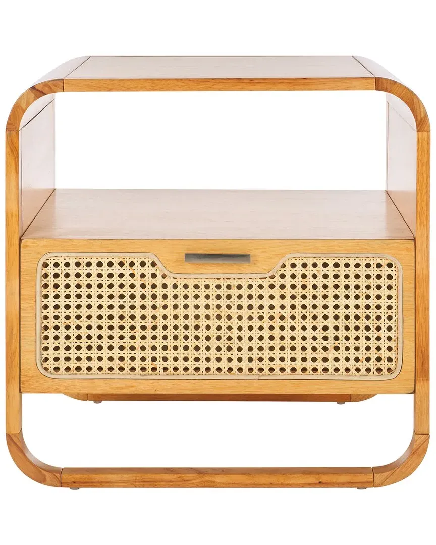 Yates 1-Drawer Nightstand - Natural, Rattan