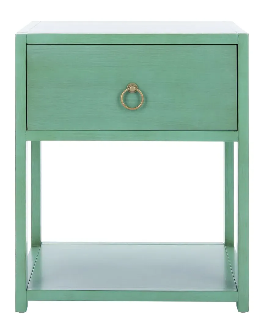 Yudi Nightstand - Turquoise, Acacia image