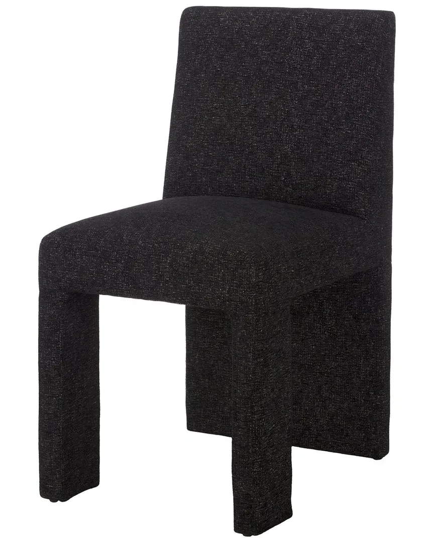 Zale Dining Chair - Black, Performance Fabric