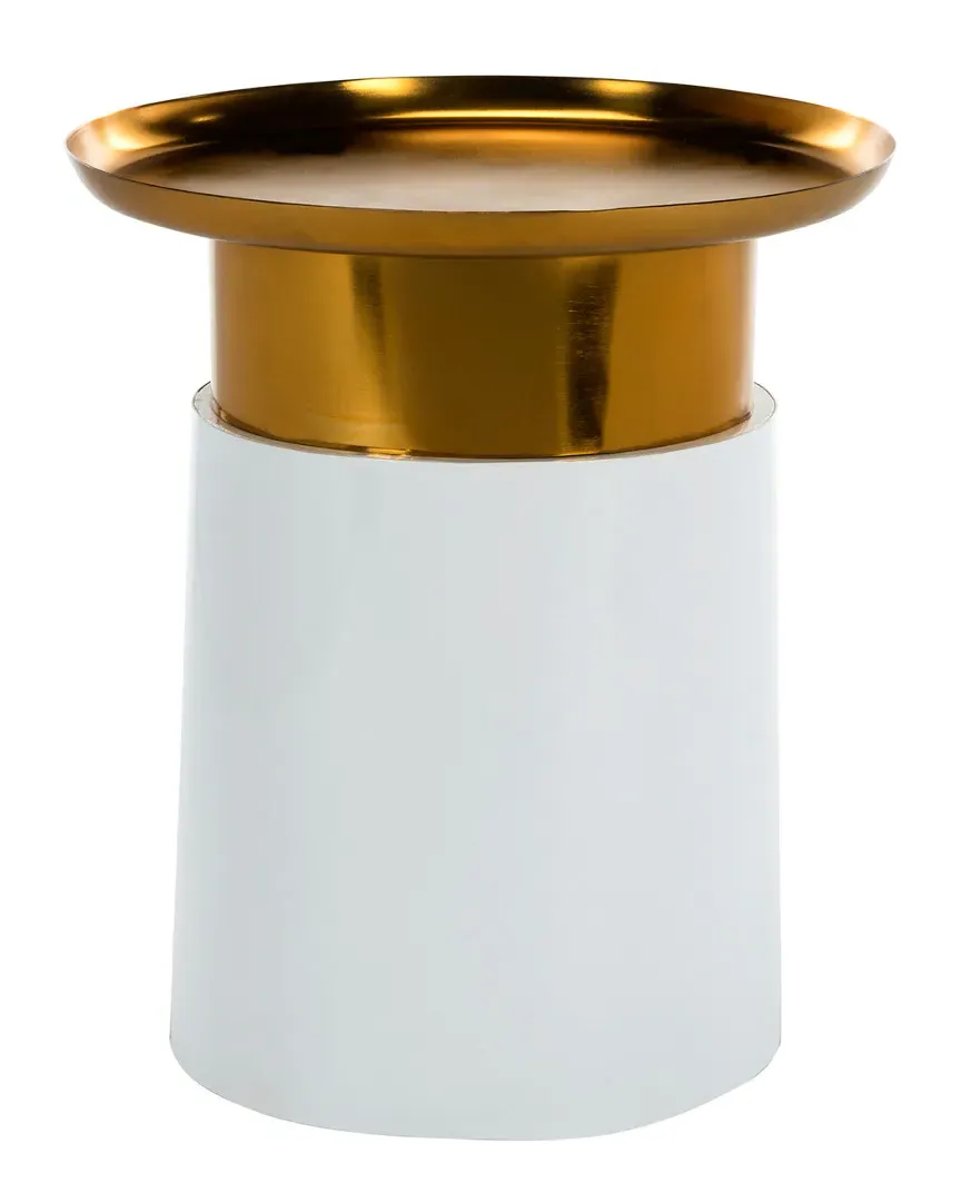 Zenith Tray Top Side Table - White, Iron image