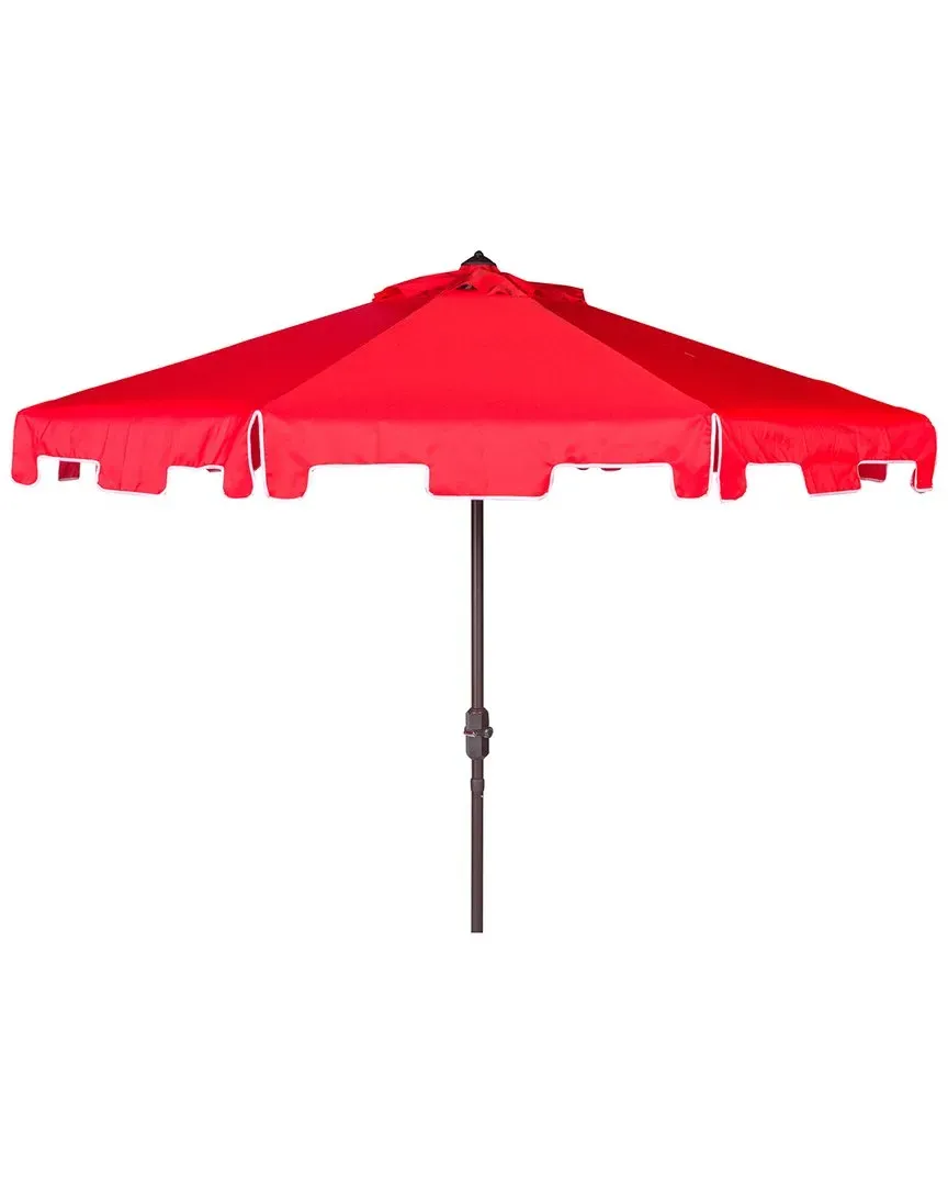 Zimmerman 11Ft Market Umbrella with Tilt - Red, Polyester