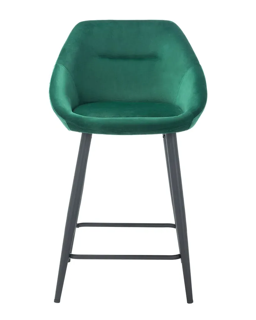 Zorica Counter Stool - Emerald, Velvet image