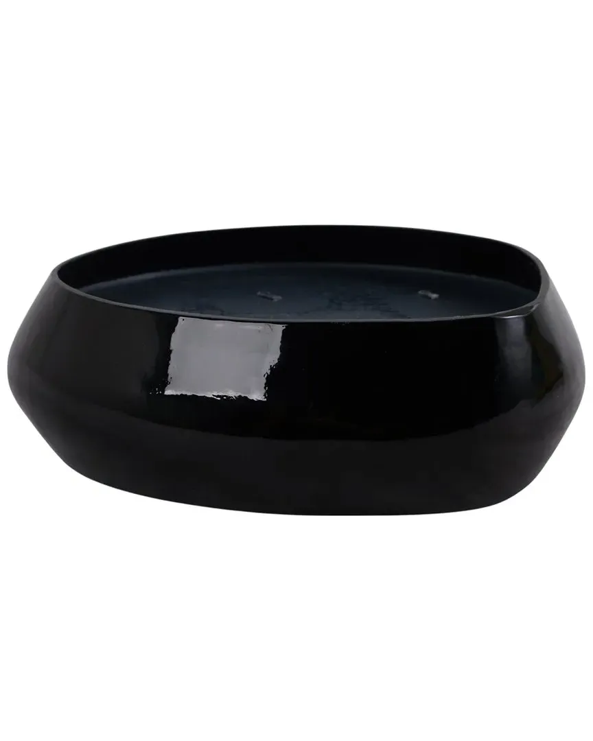 10x3in 61oz Red Currant & Oak Scented Candle - Black