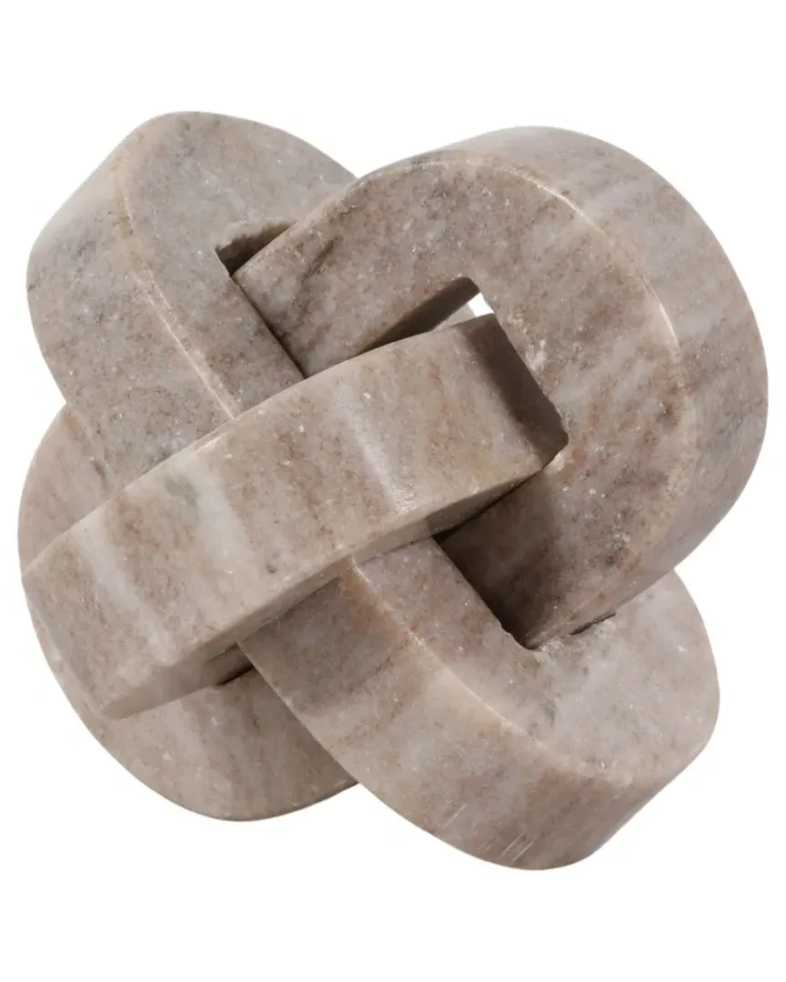 5in Onyx Marble Rounded Knot - Tan image