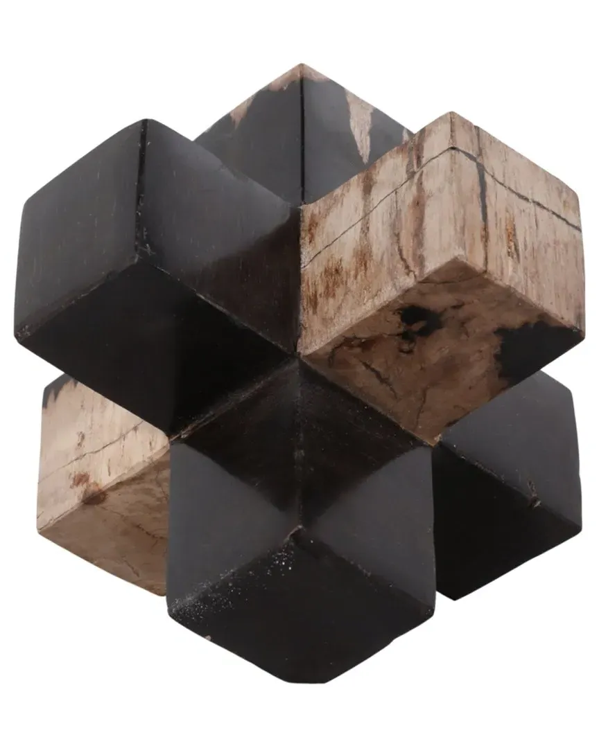 5in Petrified Wood Jack - Brown image