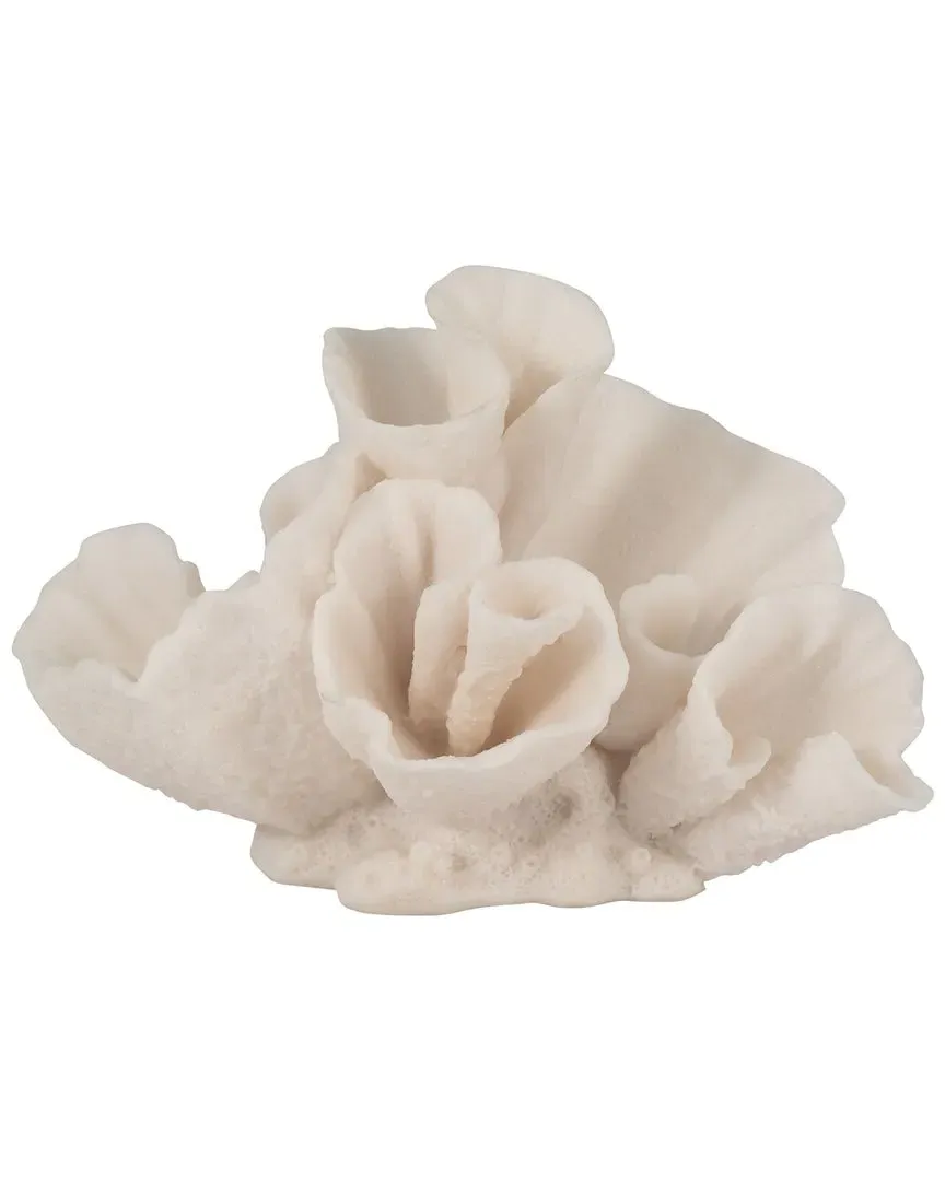8in Coral Object - Ivory, Polyresin image