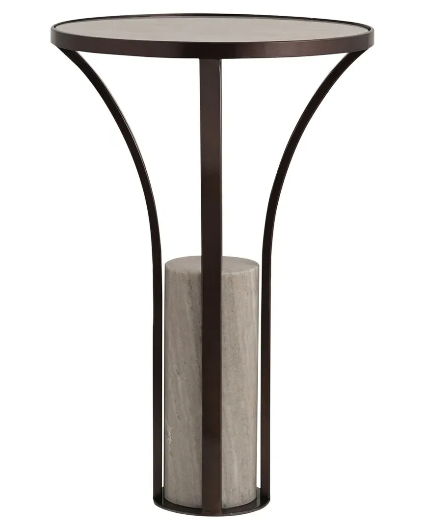 Alford Marble Top Table - Bronze image