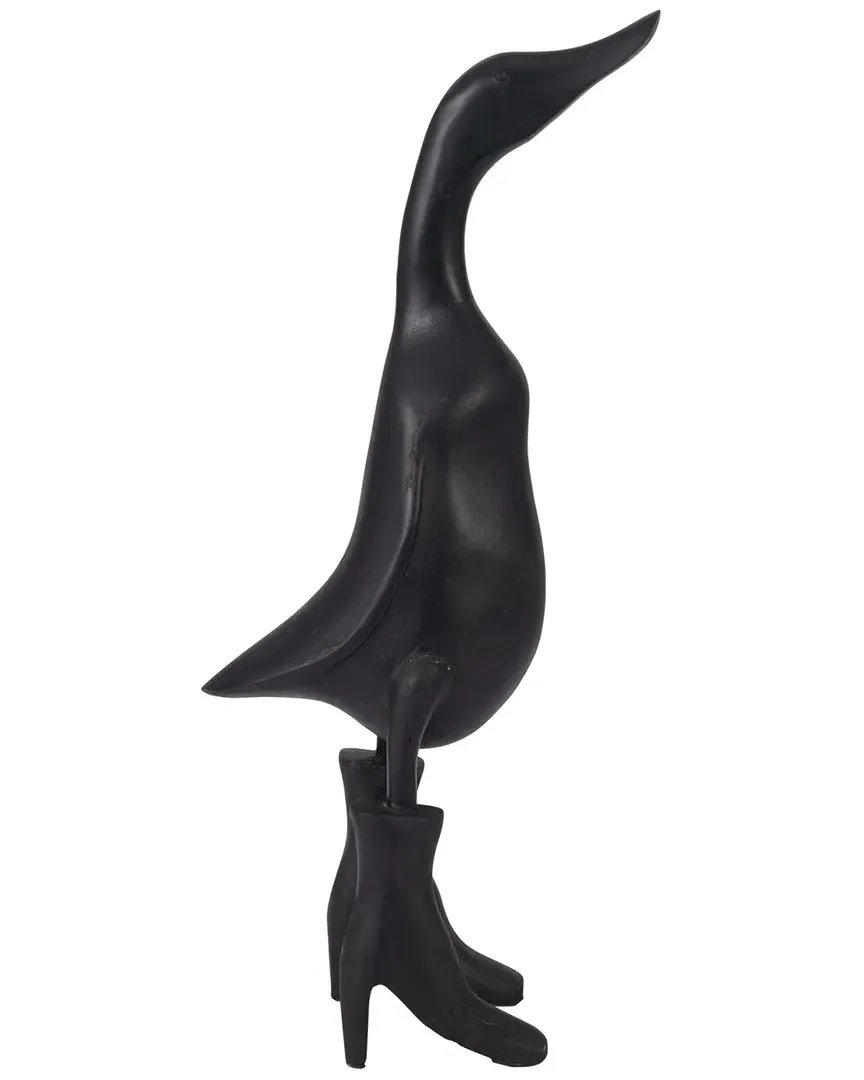 Bamboo Duck in Rainboots Figure - Black image