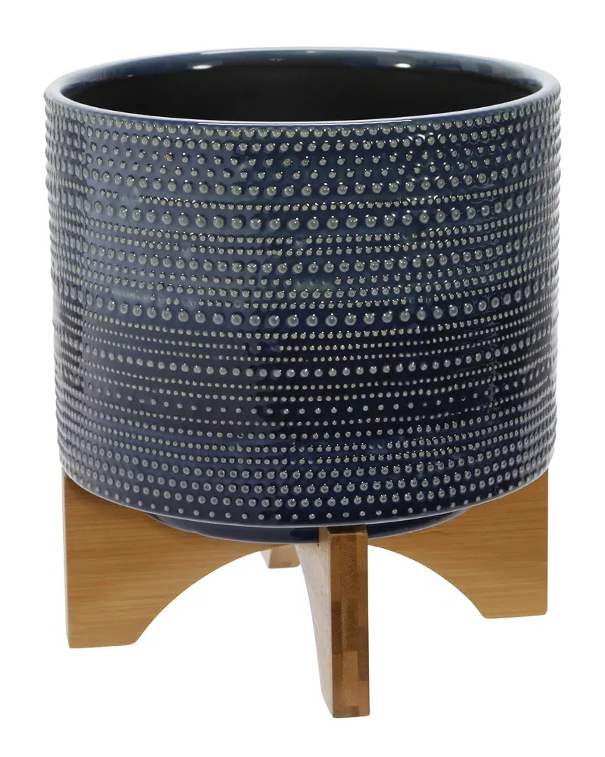 Dotted Planter - Blue, Ceramic image