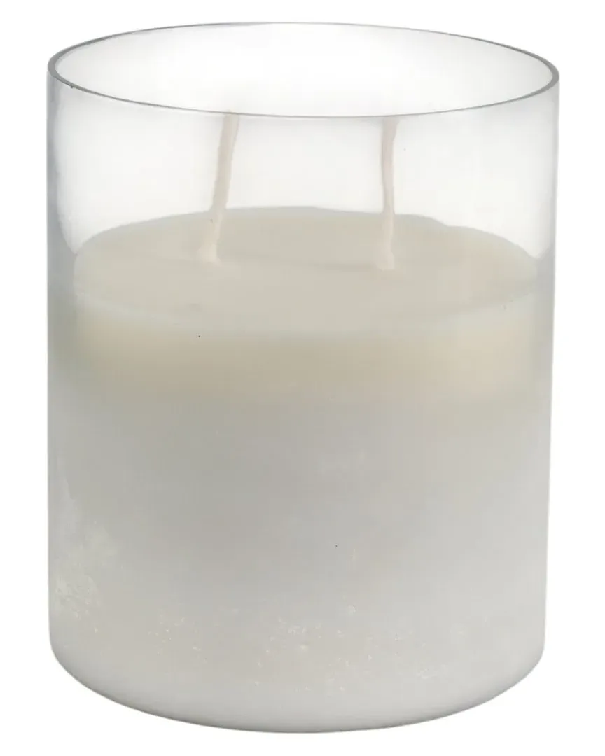 Jasmine Frosted Glass Candle - Clear image