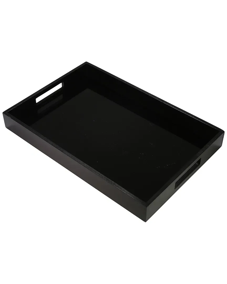 Rectangular Serving Tray - Black, Wood image