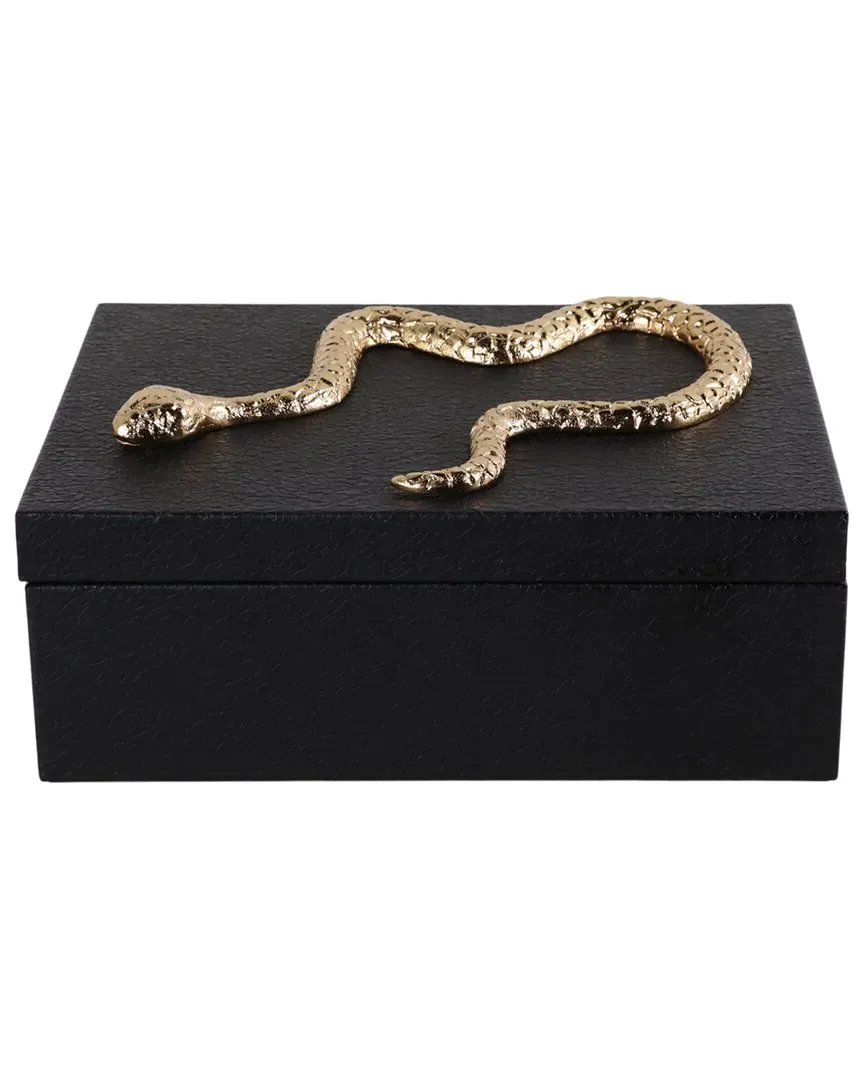 Snake Box - Black, Wood image