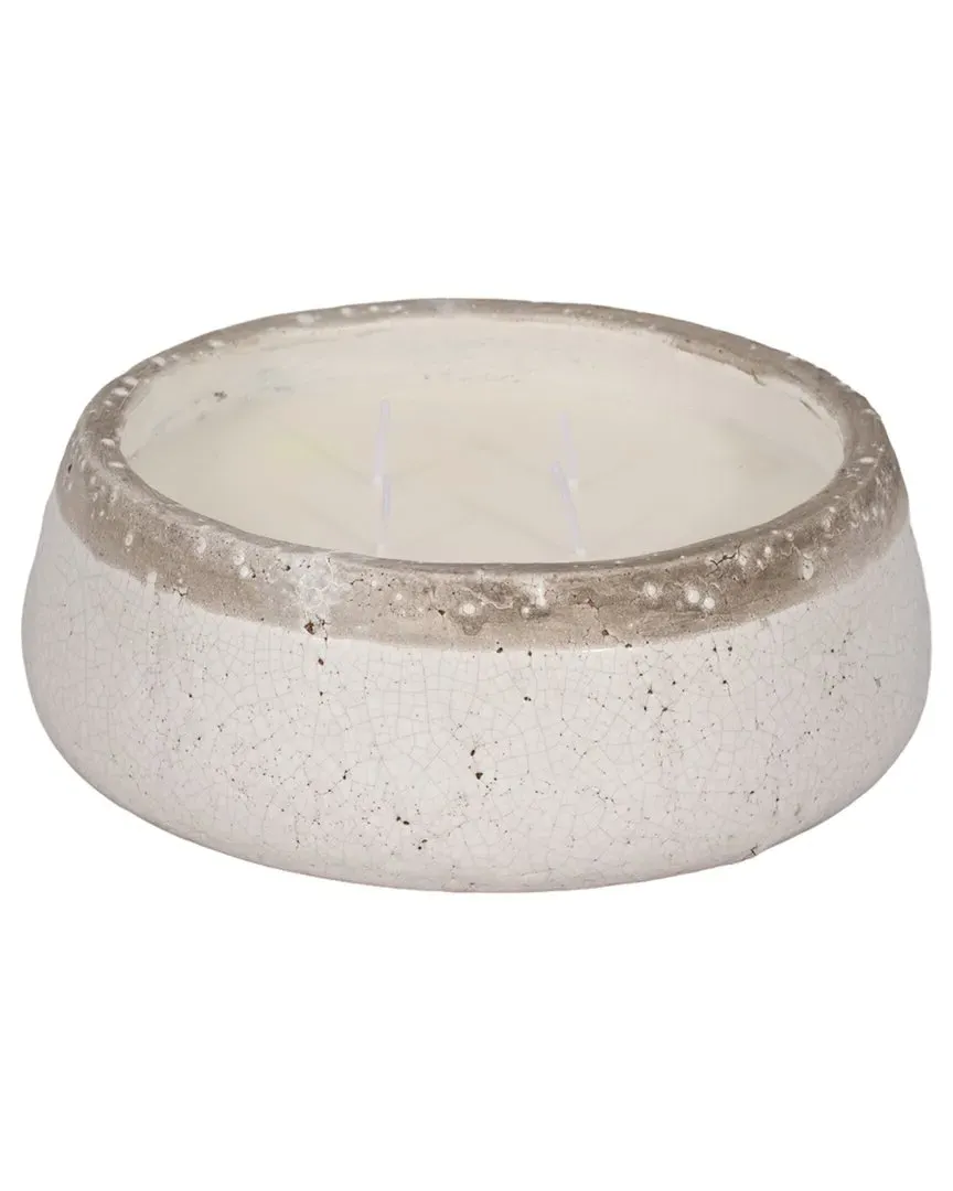 Wood Sage & Sea Salt Bowl Candle - Ivory, Pottery image