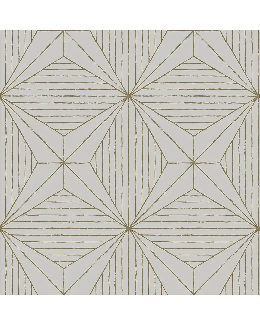 Scott Living Aurum Peel & Stick Wallpaper - Gold image