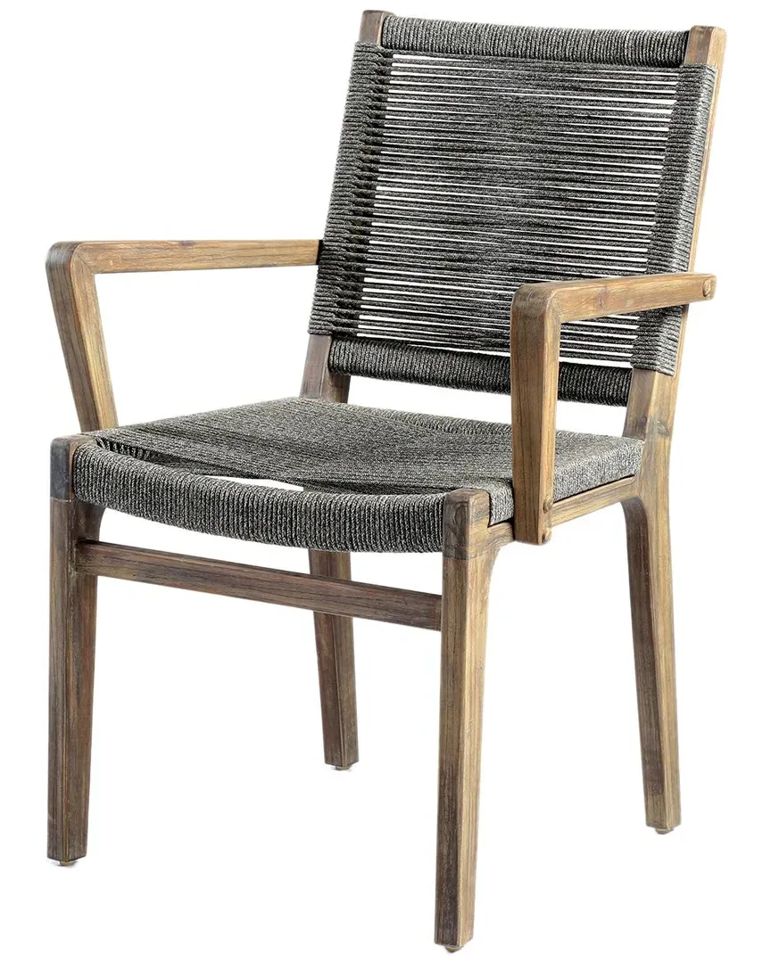 Explorer Oceans Set of 2 Dining Armchairs - Brown, Eucalyptus image