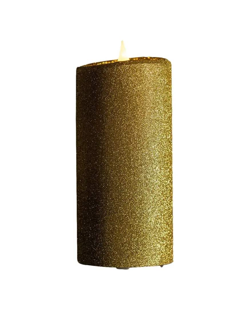 Motion Flameless Candle 3x7" - Gold image