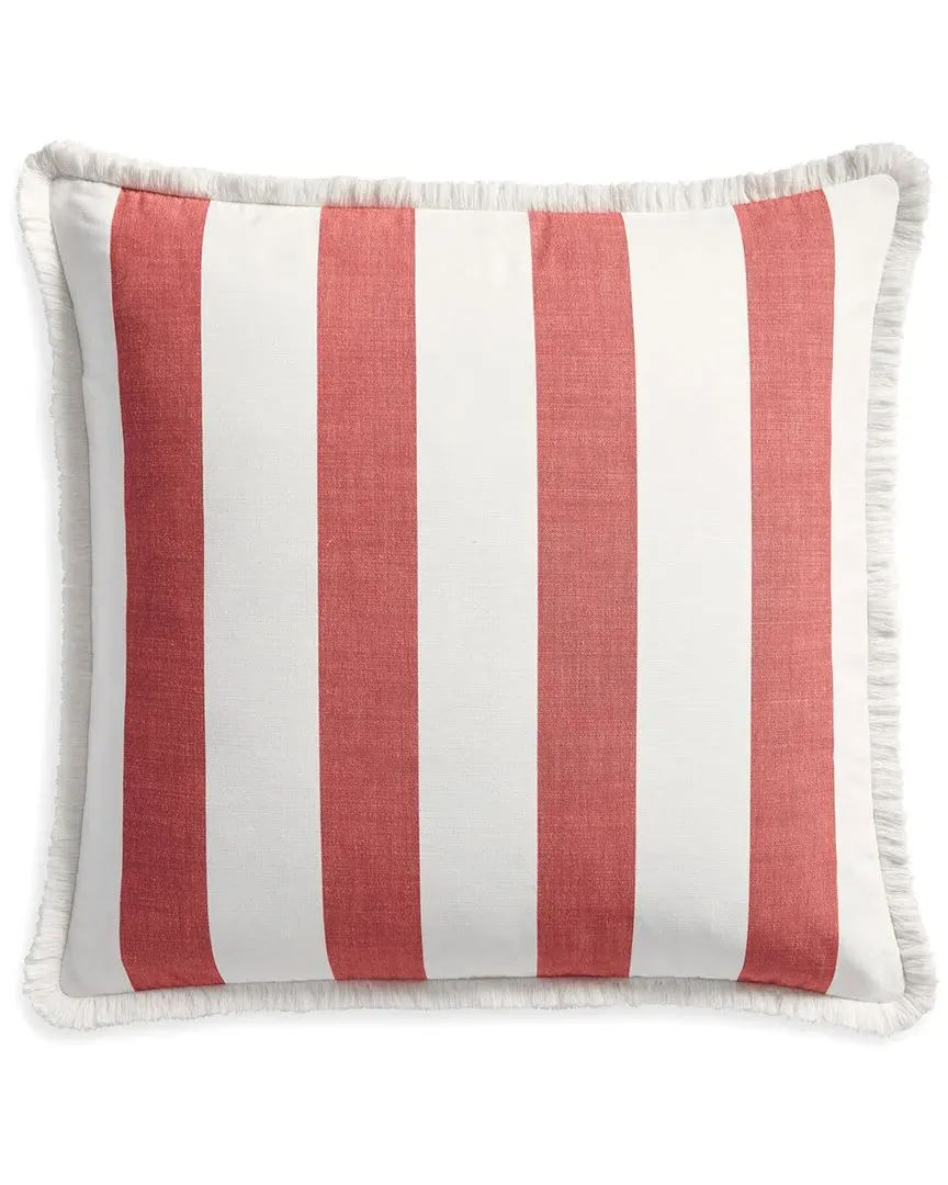 Perennials Harbor Stripe Pillow Cover - Red & White image