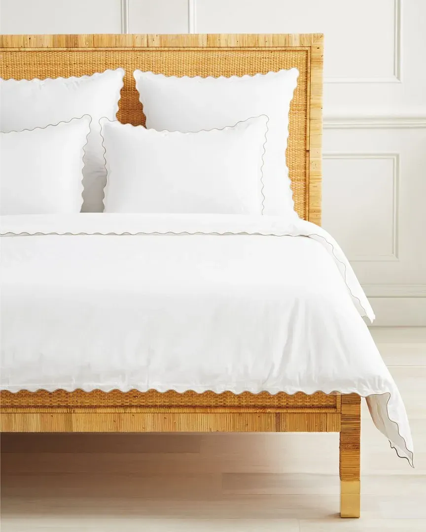 Wave Percale Duvet - Doe image