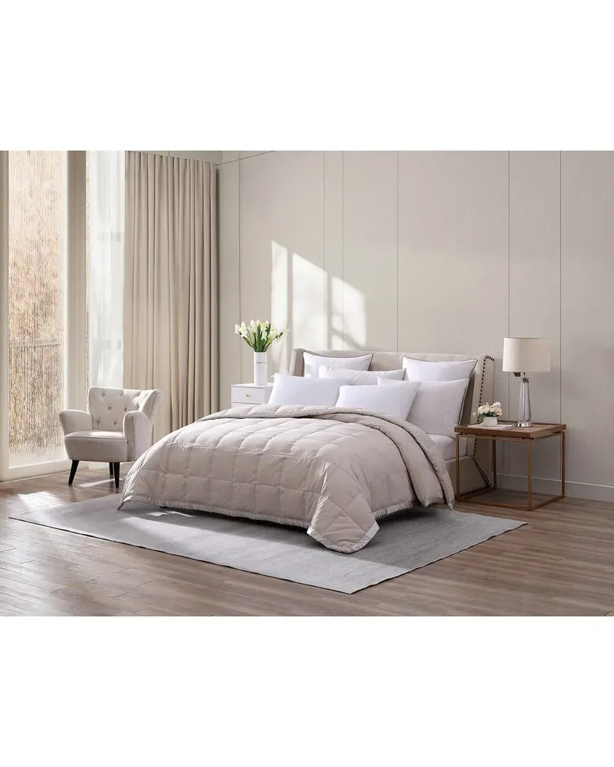 650 Fill Power Down Blanket - Beige, Microfiber image