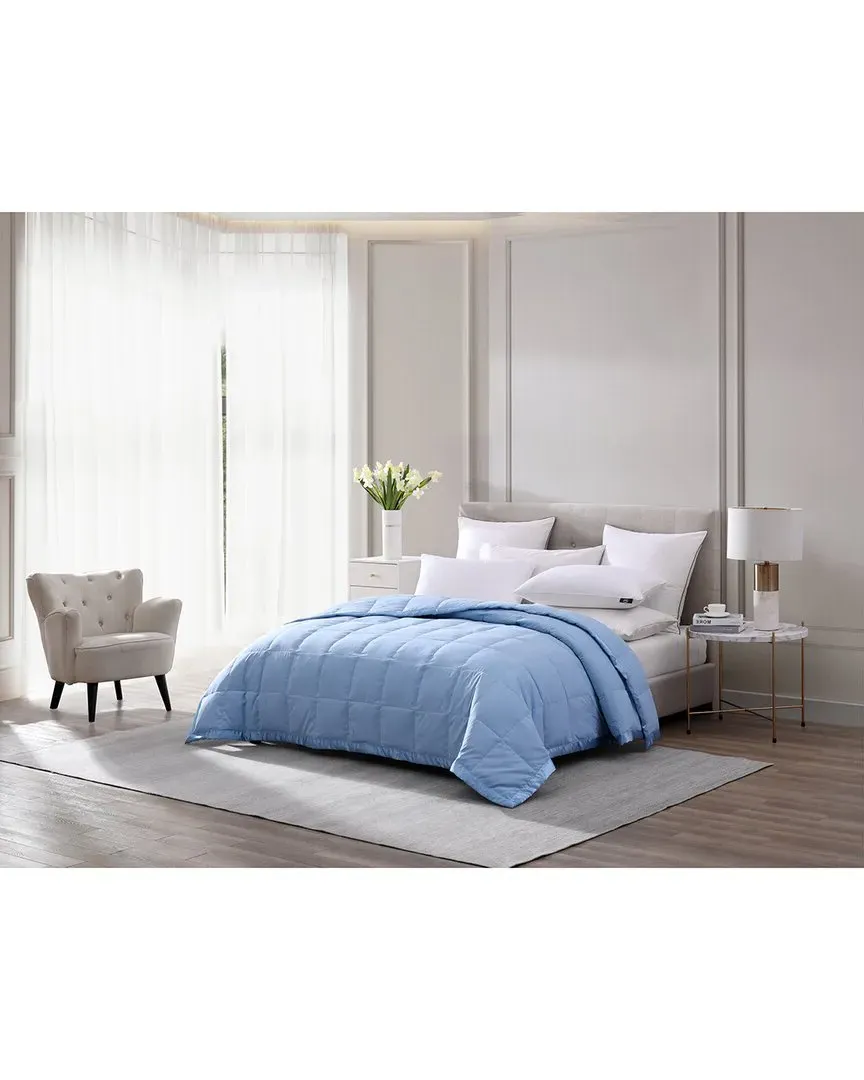 650 Fill Power Down Blanket - Blue, Microfiber