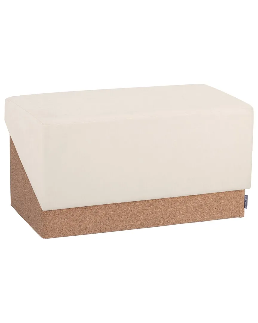Vineyard Collection Rectangle Storage Trunk - Cream, Cork