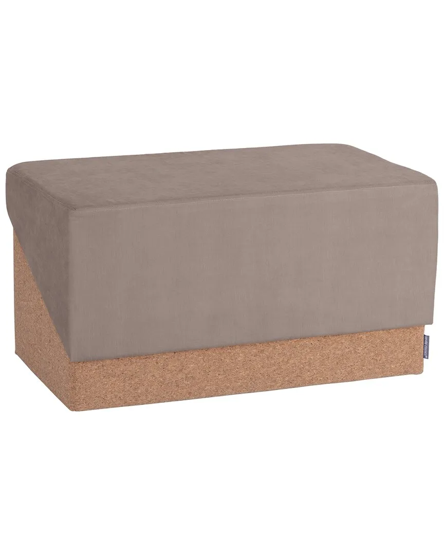 Vineyard Collection Rectangle Storage Trunk - Taupe, Cork
