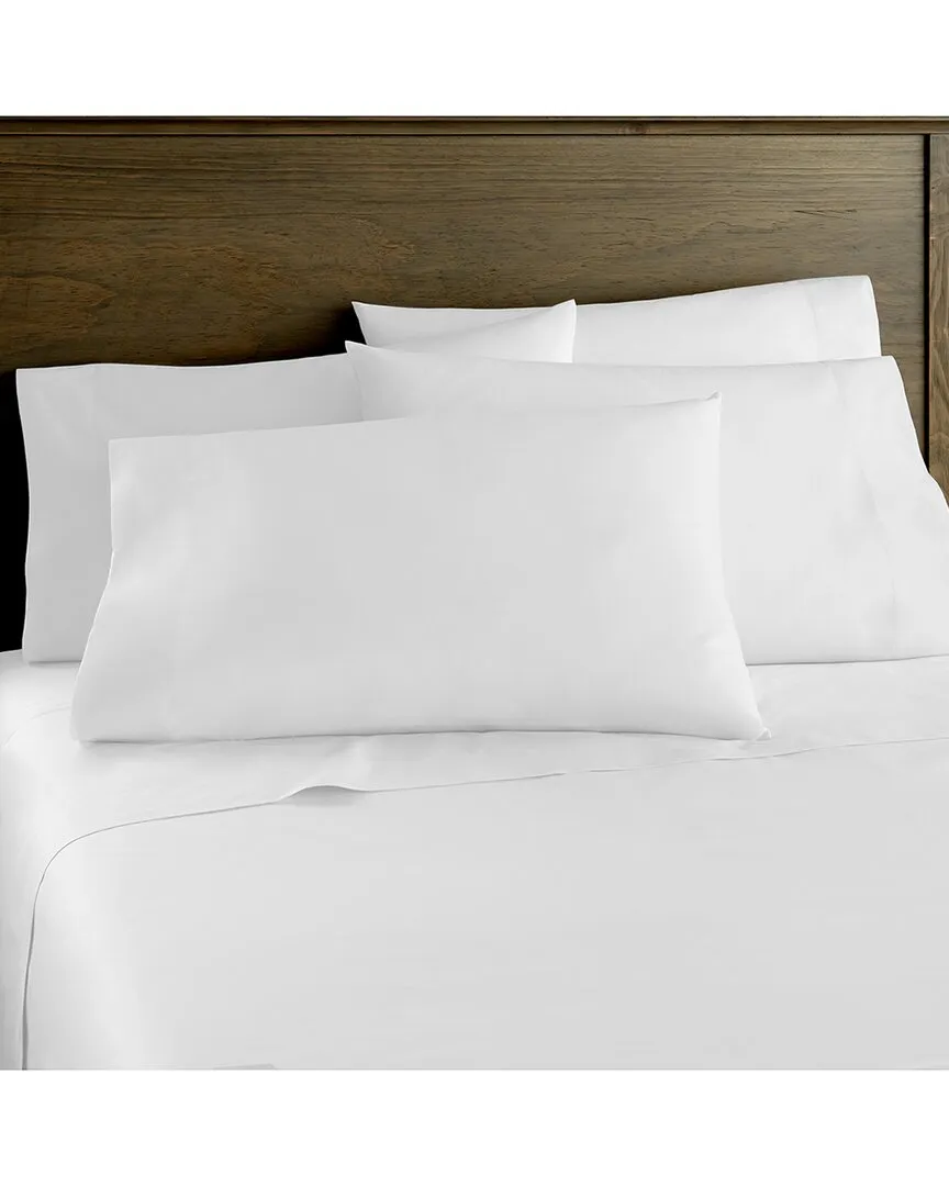 400TC Cotton Sateen 6pc Sheet Set - White