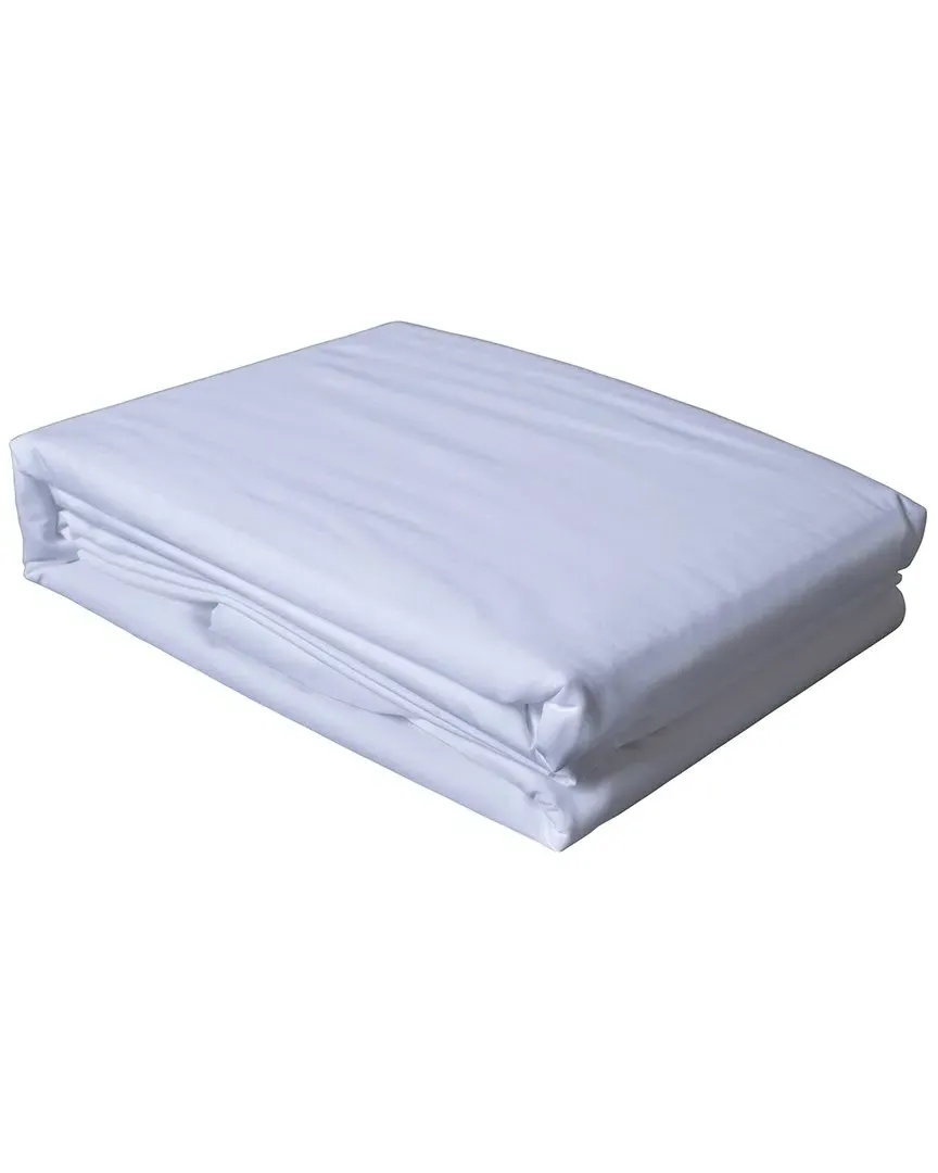 Organic Cotton 300tc Percale Sheet Set - White