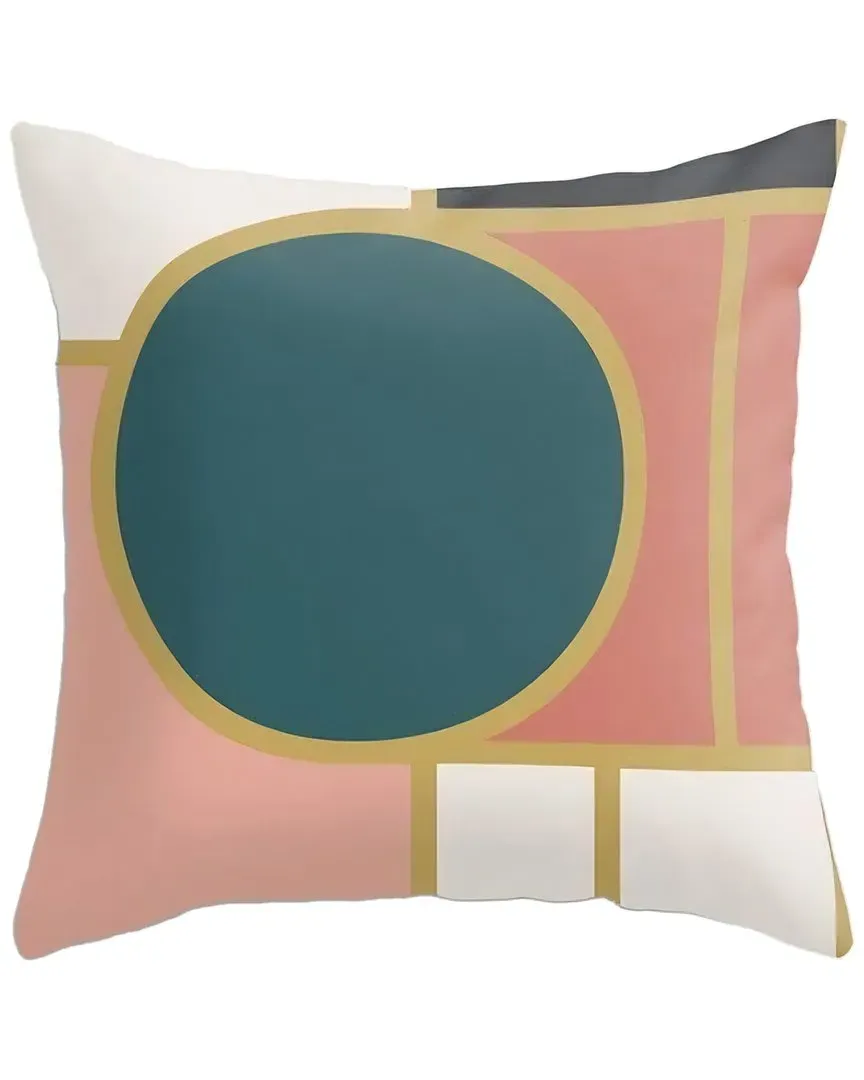Geometric Pillow - Multicolor, Polyester image