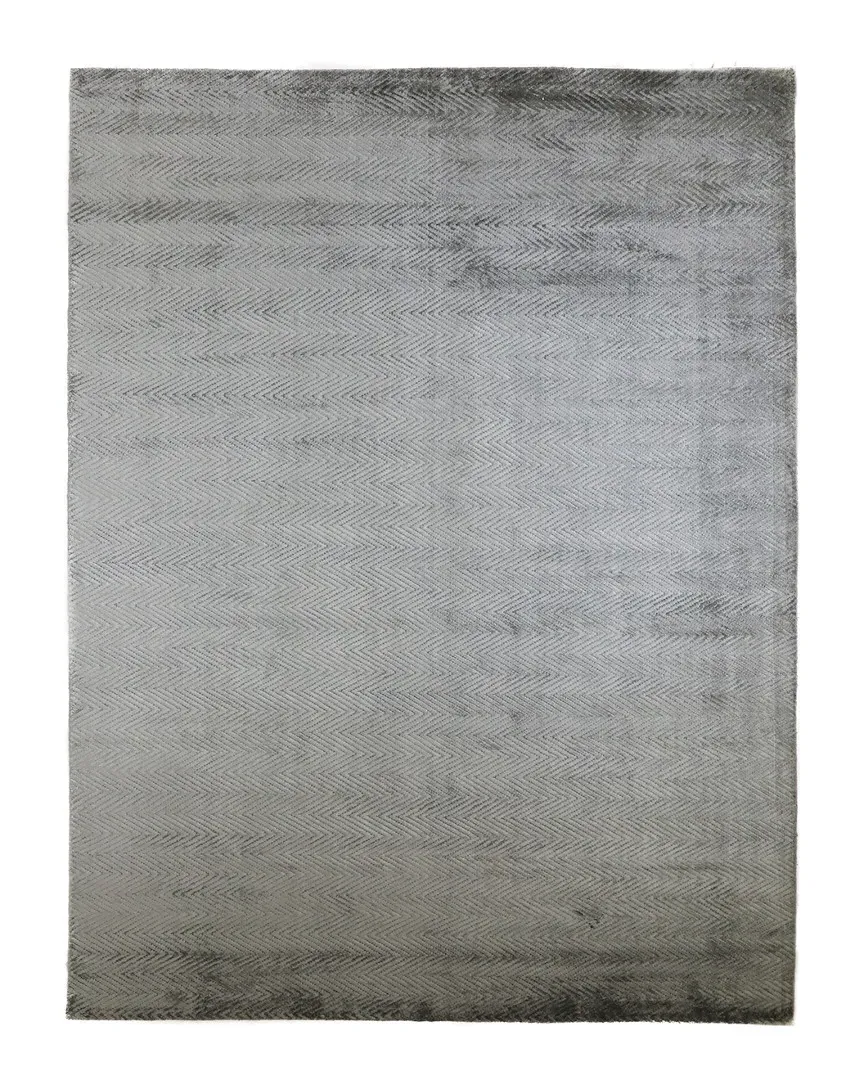 Chevelle Loom Knotted Rug - Charcoal, Bamboo Silk