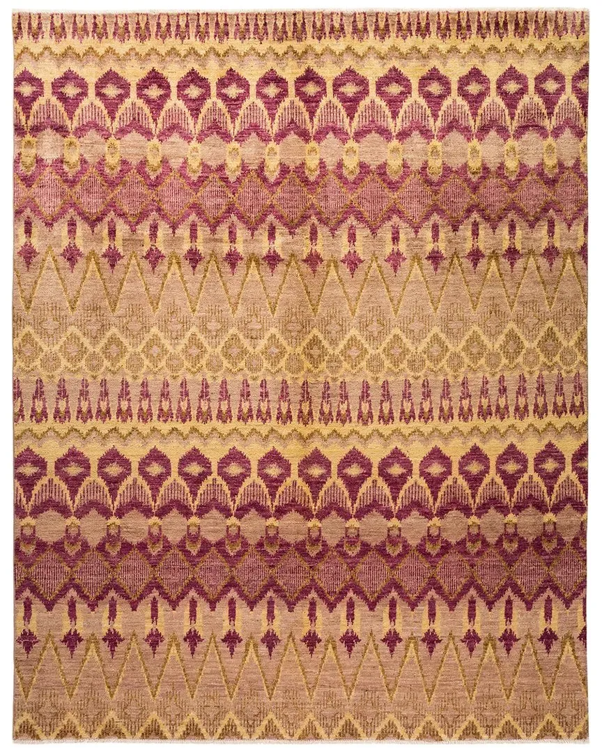 Hand-Knotted Wool Rug - Beige