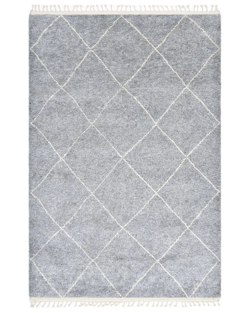 Kite Hand-Knotted Wool Rug - Grey