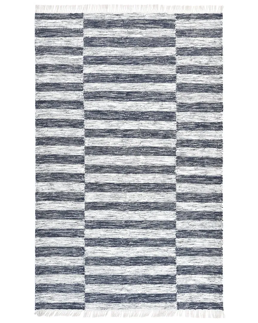 Louella Handmade Flatweave Rug - Black, Wool