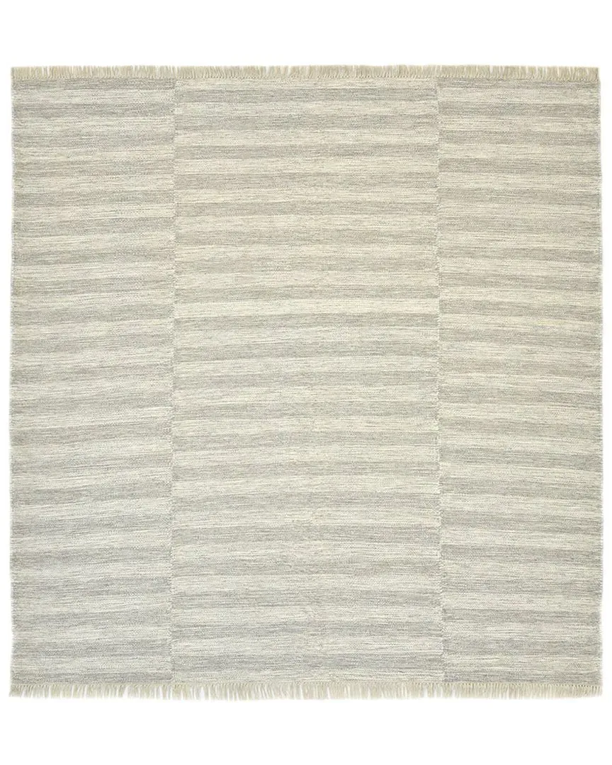 Louella Handmade Flatweave Rug - Grey, Wool