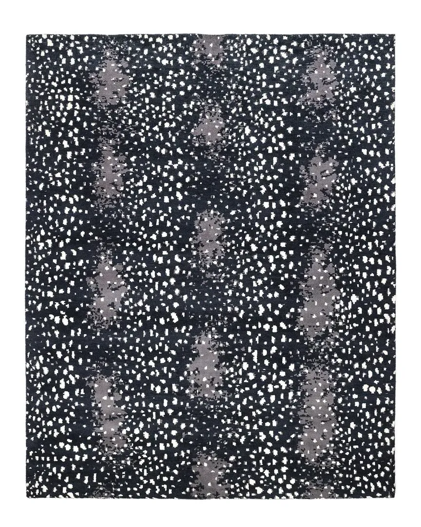 Louis Animal Hand-Knotted Area Rug - Black, Wool-Blend image