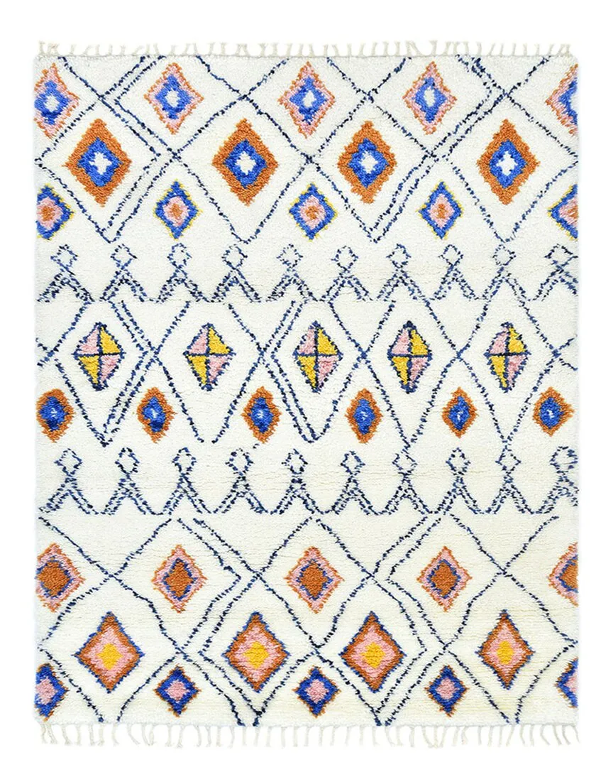 Mila Handmade Moroccan Rug - Ivory, Wool-Blend image