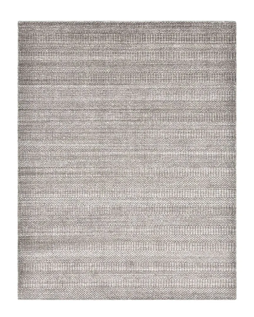 Sanam Handmade Wool-Blend Solid Rug - Brown image