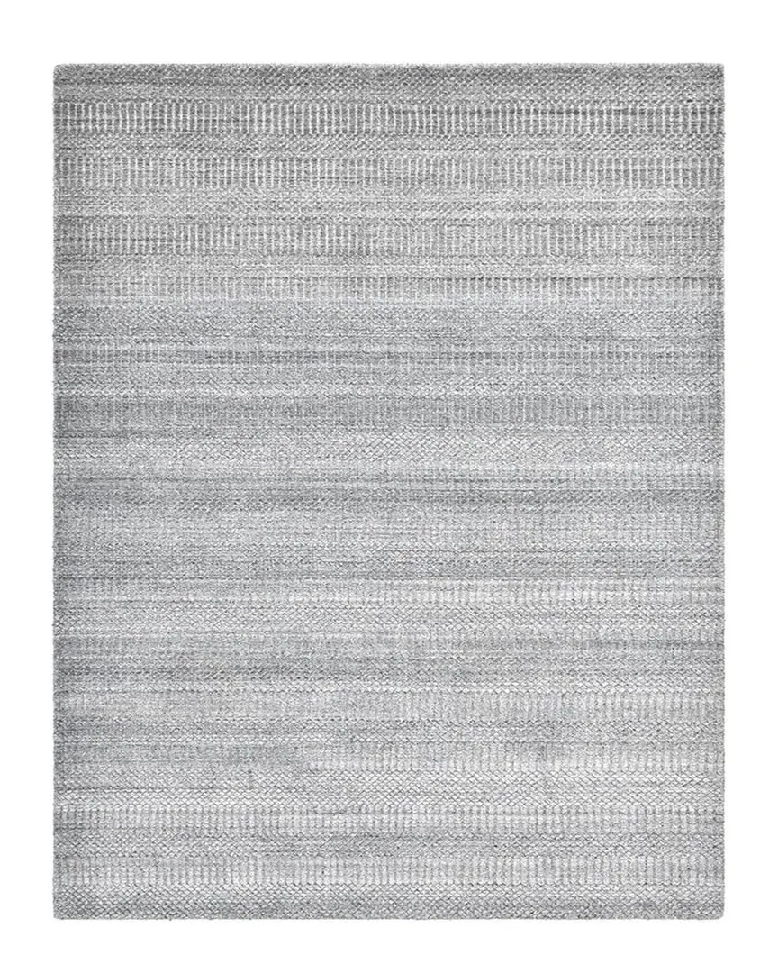 Sanam Handmade Wool-Blend Solid Rug - Grey