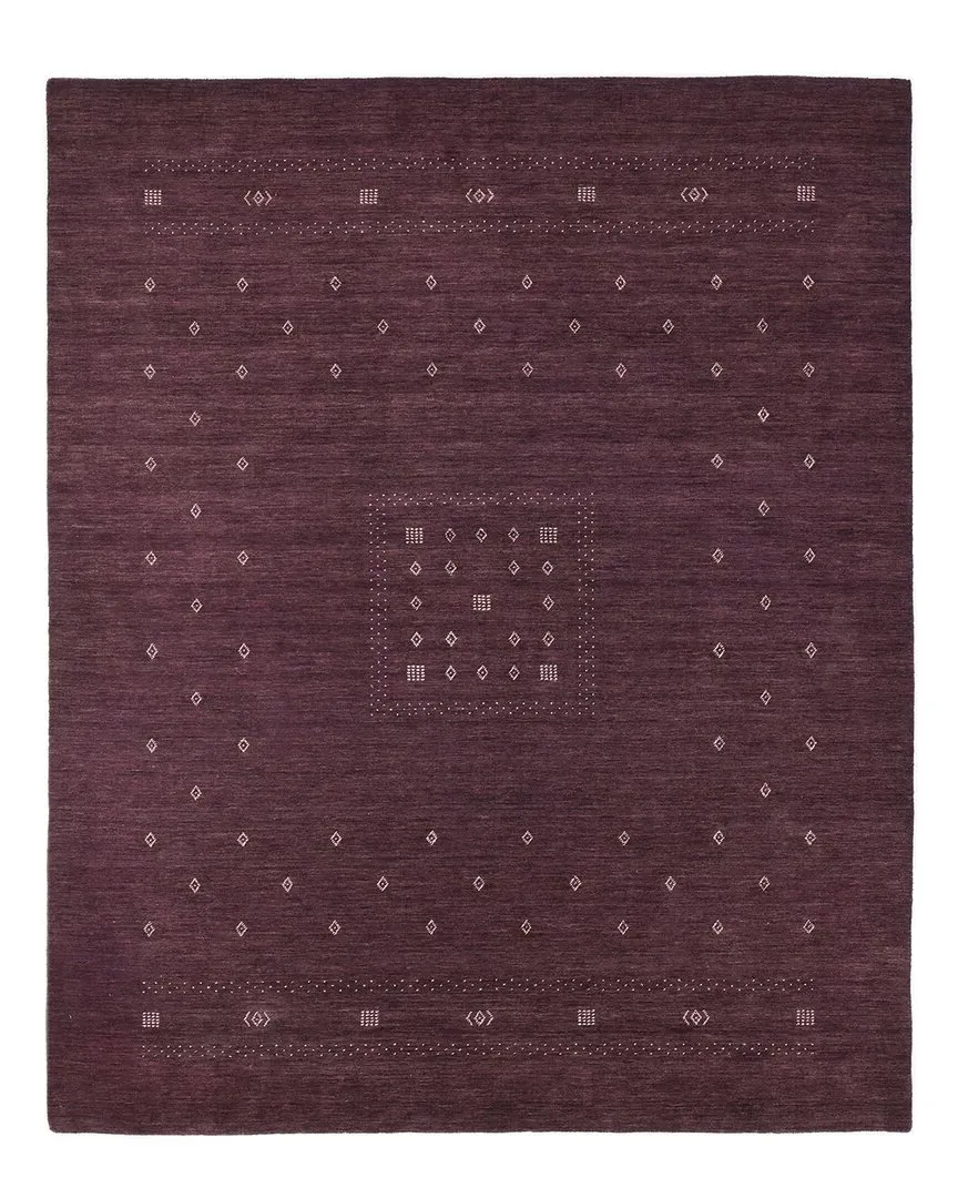 Simi Handmade Area Rug - Purple, Wool-Blend