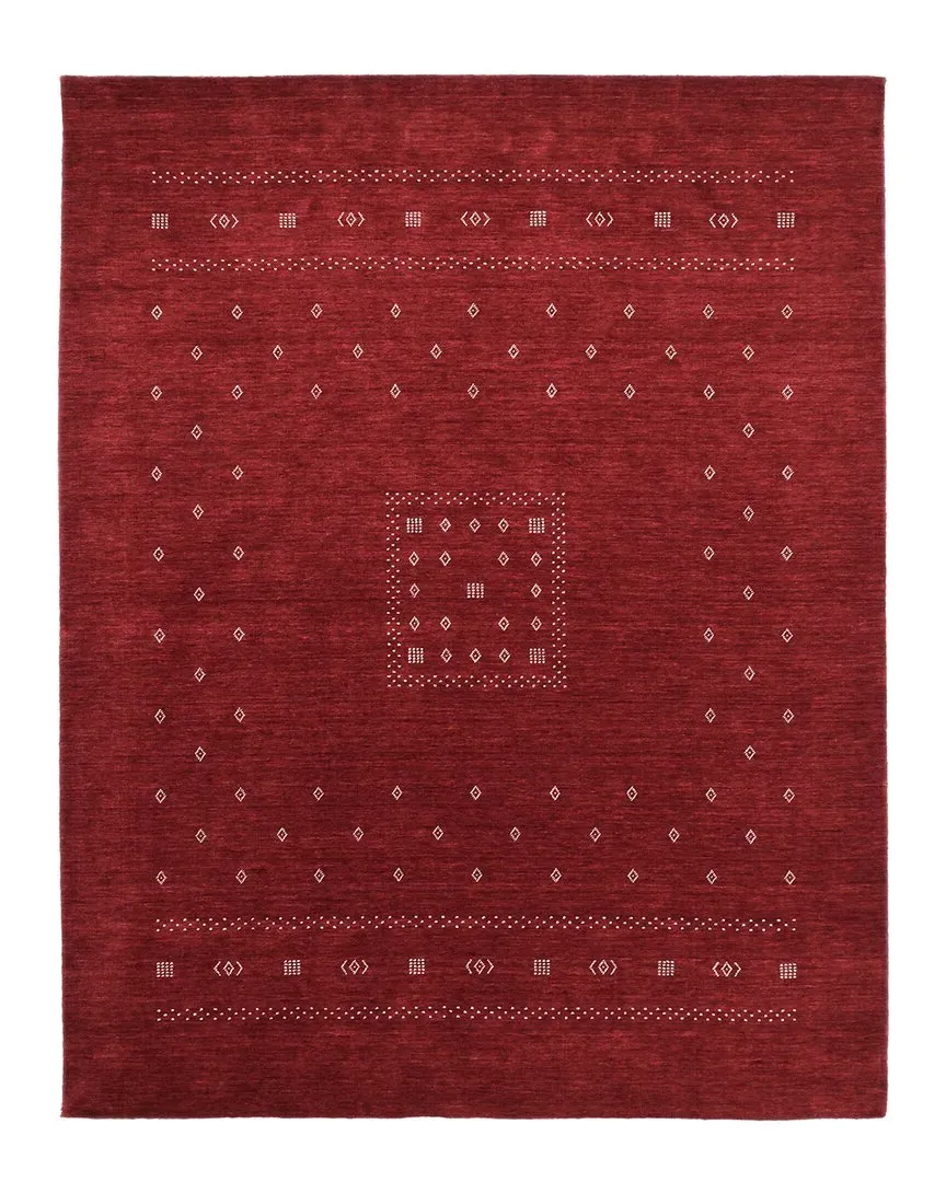 Simi Handmade Area Rug - Red, Wool-Blend