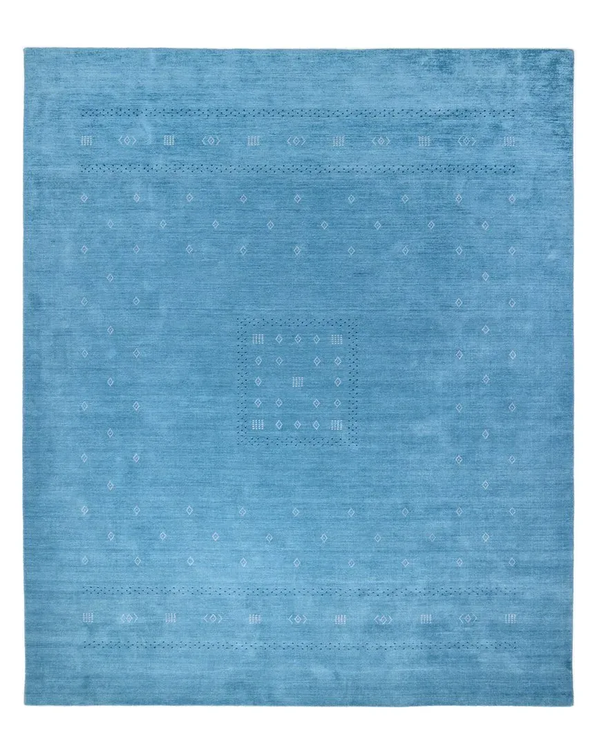 Simi Tribal Hand-Loomed Area Rug - Blue, Wool-Blend