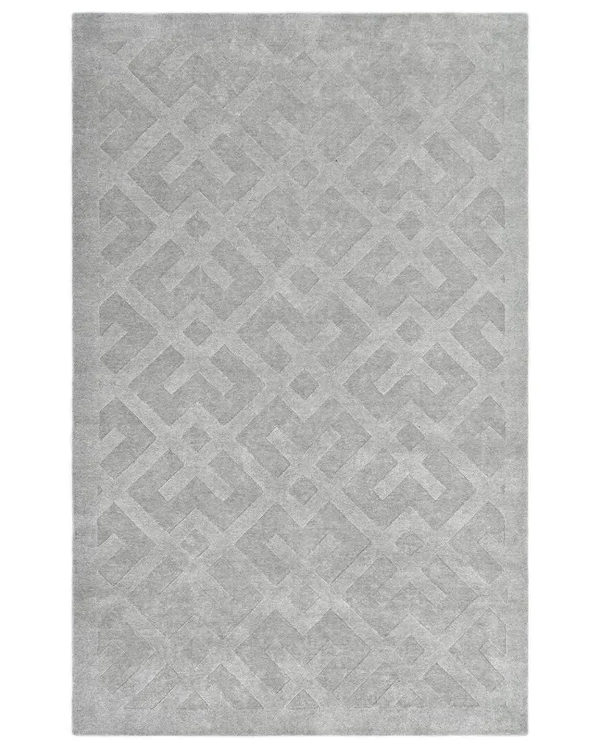 Solo Rugs Hand-Loomed Rug - Gray, Recycled PET image